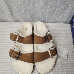 Berkinstock Arizona Shearling, Mink color
